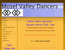 Tablet Screenshot of mosel-valley-dancers.eu